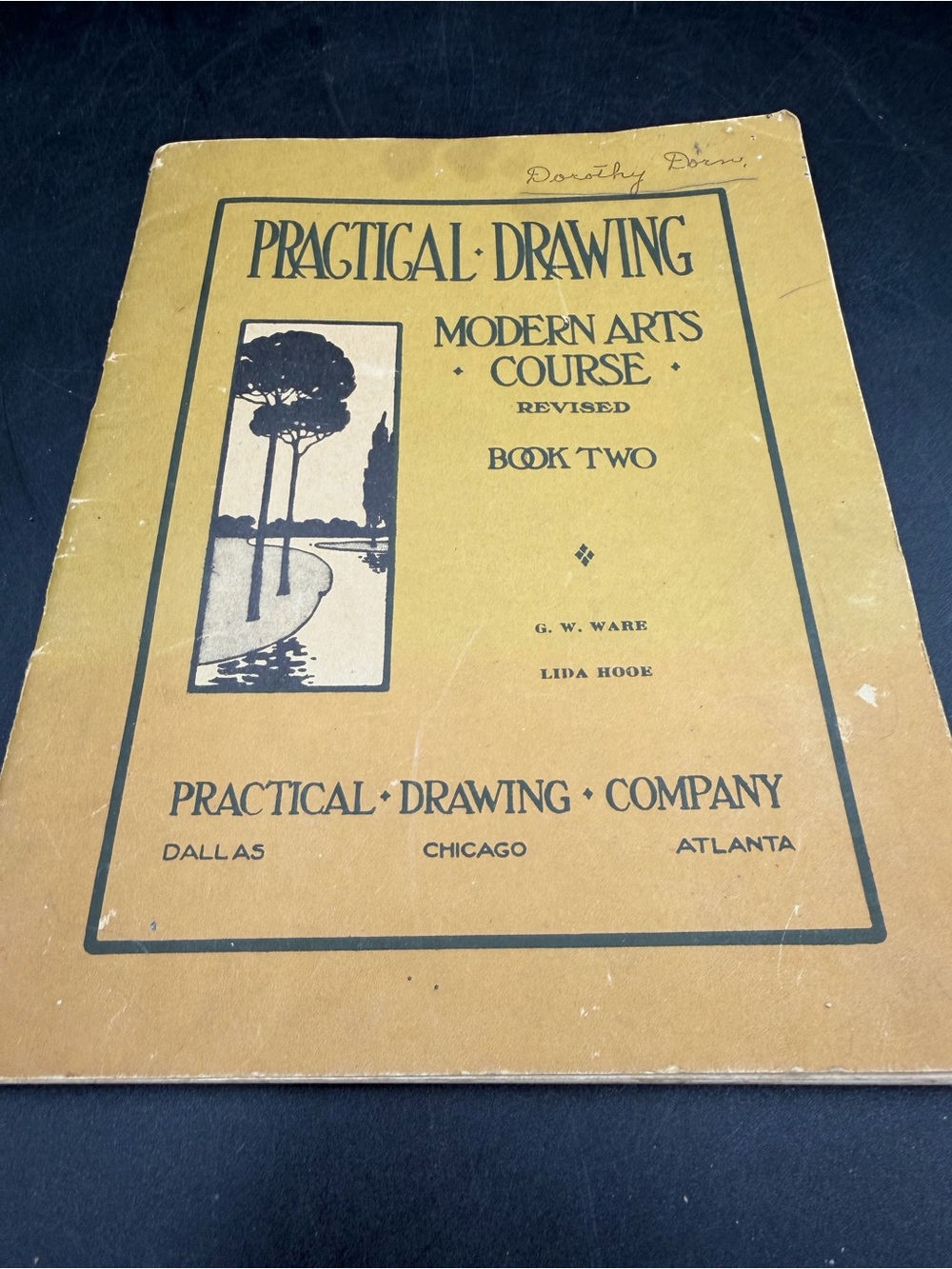 Antique 1919 Practical Drawing Book 2: Antique Art Education Course